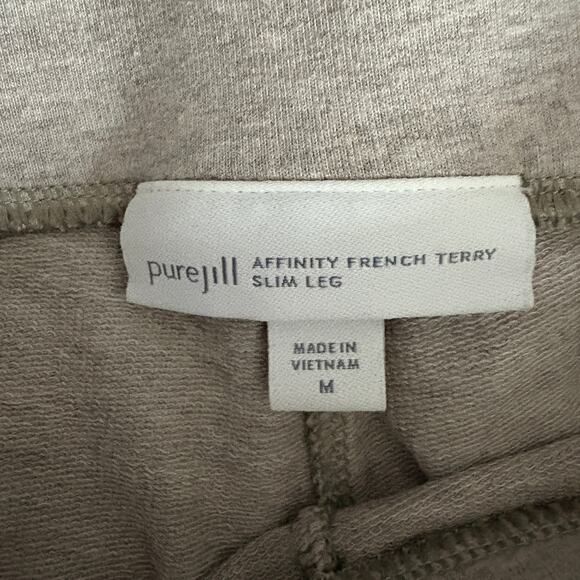 J Jill Affinity French Terry Slim Leg Sweatpant Lounge Casual Jogger - M - Picture 4 of 4